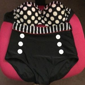 Two piece bathing suit